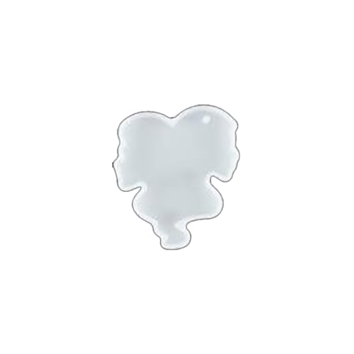 Xuancai Silikonform für Schlüsselanhänger, Epoxidharz, für Schmuck, Halsketten, Basteln mit Loch Xuancai Silikonform für Schlüsselanhänger, Epoxidharz, für Schmuck, Halsketten, Basteln mit Loch von Xuancai
