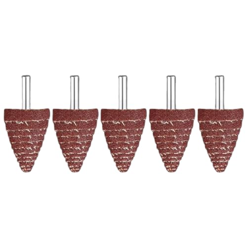 5 x kegelförmige Schleifpapier-Schleifpapier-Entgraten, Schleifen, Polieren, Lamellenschleifscheiben für Metall und nichtmetallisches Schleifen, Polieren, Fächerscheibe 5 x kegelförmige Schleifpapier-Schleifpapier-Entgraten, Schleifen, Polieren, Lamellenschleifscheiben für Metall und nichtmetallisches Schleifen, Polieren, Fächerscheibe von Xuanxi