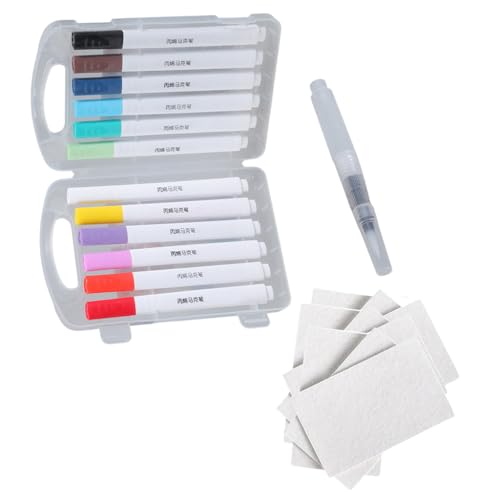 Magics Puff Paint Schaumstoff-Texturpapier, Zeichenpapier, Schaumstoff-Malset mit Aquarellstift, Zauberfarbe, Zeichnen, Malset mit Aquarellstift für Kinder von Xuanxi