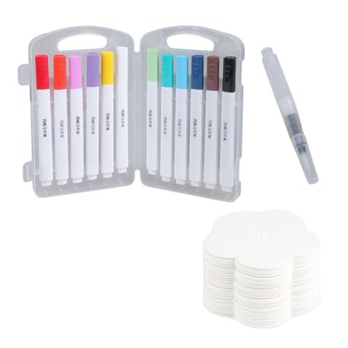 Magics Puff Paint Schaumstoff-Texturpapier, Zeichenpapier, Schaumstoff-Malset mit Aquarellstift, Zauberfarbe, Zeichnen, Malset mit Aquarellstift für Kinder von Xuanxi