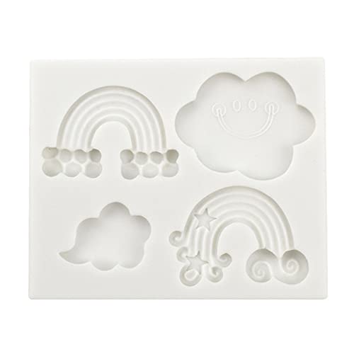 Silikonform in Wolkenform, Regenbogenform, Fondant, Kuchen, Schokolade, Kuchen, Dekoration, Werkzeug, Küchen-Backzubehör Silikonform in Wolkenform, Regenbogenform, Fondant, Kuchen, Schokolade, Kuchen, Dekoration, Werkzeug, Küchen-Backzubehör von Xuanxi