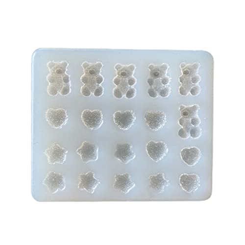 Silikonform mit Bär, kleiner Bär, Liebe, Haarnadel, Kunstharz, Epoxidharz, Liebe, Schlüsselanhänger, Schmuck, Form Silikonform mit Bär, kleiner Bär, Liebe, Haarnadel, Kunstharz, Epoxidharz, Liebe, Schlüsselanhänger, Schmuck, Form von Xuanxi