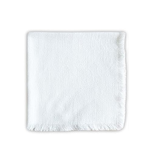 Tischset aus ausgefranstem Leinen, rustikal, wiederverwendbar, waschbar, mit Quasten, Fransen-Serviette für Party, Hochzeit, Restaurant von Xuanxi