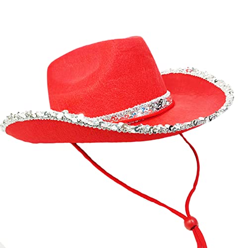 Xuanxi Cowgirl-Hut für Damen, Junggesellinnenabschied, Geburtstagsparty, Hüte für Erwachsene, Cowgirl-Party, Verkleiden Xuanxi Cowgirl-Hut für Damen, Junggesellinnenabschied, Geburtstagsparty, Hüte für Erwachsene, Cowgirl-Party, Verkleiden von Xuanxi