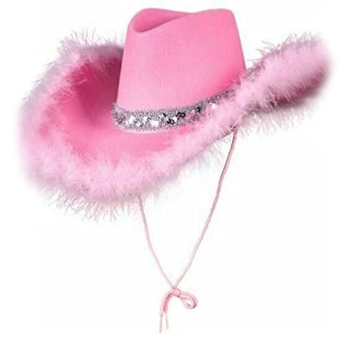 Xuanxi Cowgirl-Hut für Damen, Junggesellinnenabschied, Geburtstagsparty, Hüte für Erwachsene, Cowgirl-Party, Verkleiden Xuanxi Cowgirl-Hut für Damen, Junggesellinnenabschied, Geburtstagsparty, Hüte für Erwachsene, Cowgirl-Party, Verkleiden von Xuanxi