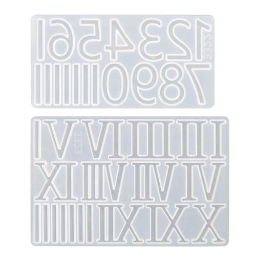 Xuanxi Silikonform, Uhr, große arabische digitale Harzformen, römische Zahlen, Silikonform, Wandbehang, Form für Epoxidharz, DIY, Handwerk, Schmuckherstellung Xuanxi Silikonform, Uhr, große arabische digitale Harzformen, römische Zahlen, Silikonform, Wandbehang, Form für Epoxidharz, DIY, Handwerk, Schmuckherstellung von Xuanxi