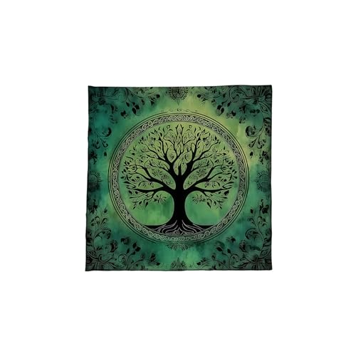 Xuanxi Tischdecke mit großem Baum-Muster, Wahrsagungskarte, Tischdecke, Wandteppich, Astrologie, Hexerei, Deckdekoration, Altäre, Tarot-Karte von Xuanxi