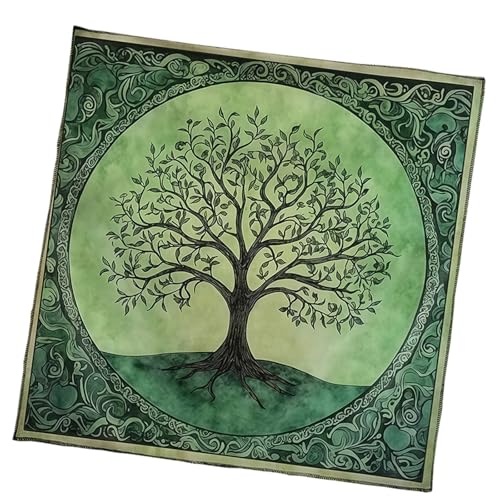 Xuanxi Tischdecke mit großem Baum-Muster, Wahrsagungskarte, Tischdecke, Wandteppich, Astrologie, Hexerei, Deckdekoration, Altäre, Tarot-Karte von Xuanxi