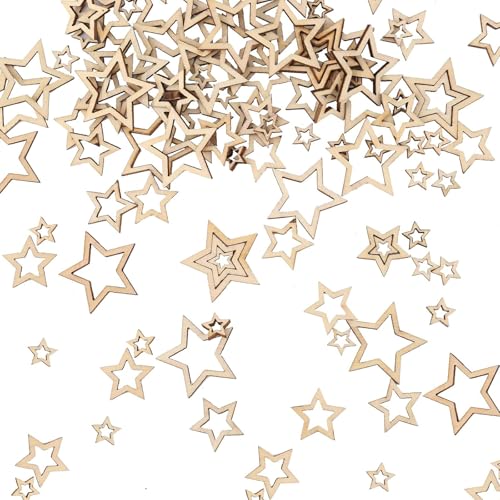 100 Stück Holzsterne Streudeko, Sterne aus Holz Basteln Konfetti Dekoration Tisch Deko, 3 Größen Streudeko Geburtstag, Sterne für Weihnachten für Weihnachten Hochzeit Party DIY Handwerk Tisch 100 Stück Holzsterne Streudeko, Sterne aus Holz Basteln Konfetti Dekoration Tisch Deko, 3 Größen Streudeko Geburtstag, Sterne für Weihnachten für Weihnachten Hochzeit Party DIY Handwerk Tisch von Xuigort