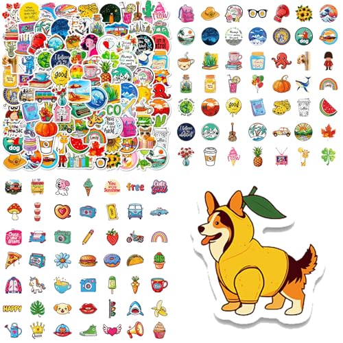 200 Stück Cute Kawaii Sticker, Aufkleber Set, Kinder Erwachsene Teenager, Niedliche ästhetische Aufkleber, Für Laptop, Handy, Wasserflasche, Skateboard, für Teens, Mädchen, Kinder 200 Stück Cute Kawaii Sticker, Aufkleber Set, Kinder Erwachsene Teenager, Niedliche ästhetische Aufkleber, Für Laptop, Handy, Wasserflasche, Skateboard, für Teens, Mädchen, Kinder von Xuigort