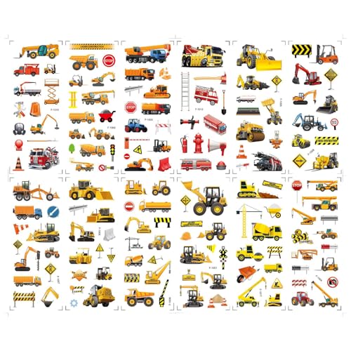 Xuigort 3D Aufkleber für Kinder, 12 Blätter Bagger, Feuerwehr, Auto Sticker für Kinder und Kleinkinder, Belohnungssticker, Party, Kindergeburtstag, Gastgeschenke, Mitgebsel, für Scrapbooking Xuigort 3D Aufkleber für Kinder, 12 Blätter Bagger, Feuerwehr, Auto Sticker für Kinder und Kleinkinder, Belohnungssticker, Party, Kindergeburtstag, Gastgeschenke, Mitgebsel, für Scrapbooking von Xuigort