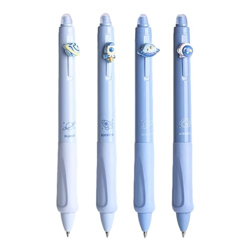 4 Stück Radierbarer Kugelschreiber Stifte, Kugelschreiber Blau Set, 0.5mm Erasable Pen, Planeten Astronaut Space Rakete, Kugel am Ende zum Entfernen Der Tinte, Studenten Schule Bürobedarf Schulsachen 4 Stück Radierbarer Kugelschreiber Stifte, Kugelschreiber Blau Set, 0.5mm Erasable Pen, Planeten Astronaut Space Rakete, Kugel am Ende zum Entfernen Der Tinte, Studenten Schule Bürobedarf Schulsachen von Xuigort