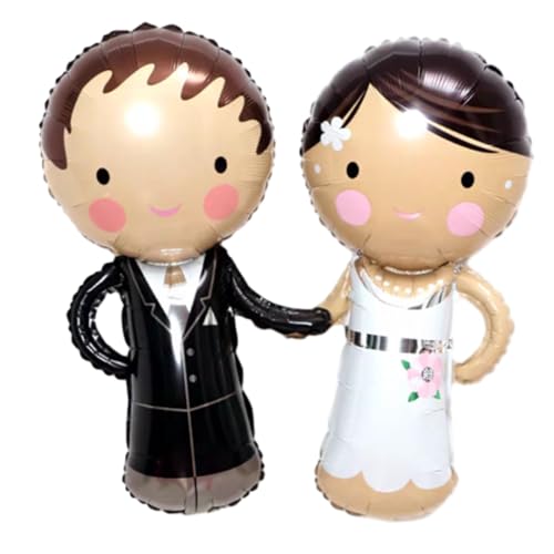 Brautpaar Luftballons Hochzeit Deko, Mr und Mrs Deko Luftballons Hochzeit, Just Married Folienballon, Ballons Hochzeit Braut und Bräutigam, für Standesamt, Valentinstag, Hochzeitstag Party Dekoration Brautpaar Luftballons Hochzeit Deko, Mr und Mrs Deko Luftballons Hochzeit, Just Married Folienballon, Ballons Hochzeit Braut und Bräutigam, für Standesamt, Valentinstag, Hochzeitstag Party Dekoration von Xuigort