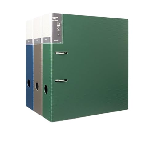 Dokumentenmappe Fächermappe 3-teiliger A4-Ordner mit Lochung, 2-Loch, Datenblatt, heraustrennbar, Archiv-Aufbewahrungsordner Schule Document Organizer(Multi-colored) von Xumh2024-3