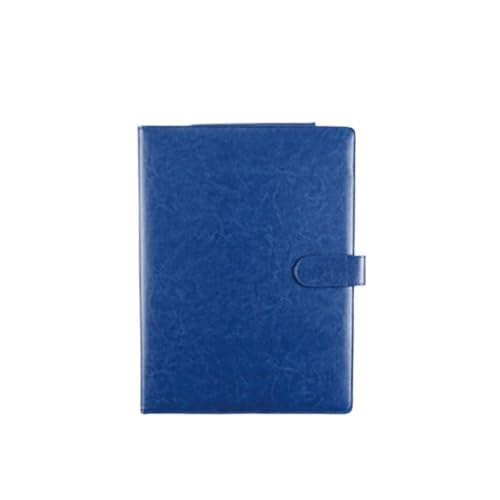 Dokumentenmappe Fächermappe A4-Geschäftsordner mit Stifteinsatz, multifunktional, Loseblatt-Vertragsunterzeichnungsbuch, Besprechungsschreibblöcke Schule Document Organizer(Blue) von Xumh2024-3