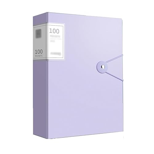 Dokumentenmappe Fächermappe A4-Ordner mit transparenten Einlagen, 100 Seiten, mehrschichtiges Datenbuch mit großer Kapazität, multifunktionale Datenaufbewahrungstasche Schule Document Organizer(Purple Dokumentenmappe Fächermappe A4-Ordner mit transparenten Einlagen, 100 Seiten, mehrschichtiges Datenbuch mit großer Kapazität, multifunktionale Datenaufbewahrungstasche Schule Document Organizer(Purple von Xumh2024-3
