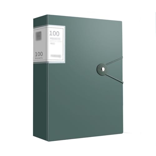 Dokumentenmappe Fächermappe A4-Ordner mit transparenten Einlagen, 100 Seiten, mehrschichtiges Datenbuch mit großer Kapazität, multifunktionale Datenaufbewahrungstasche Schule Document Organizer(Green) Dokumentenmappe Fächermappe A4-Ordner mit transparenten Einlagen, 100 Seiten, mehrschichtiges Datenbuch mit großer Kapazität, multifunktionale Datenaufbewahrungstasche Schule Document Organizer(Green) von Xumh2024-3