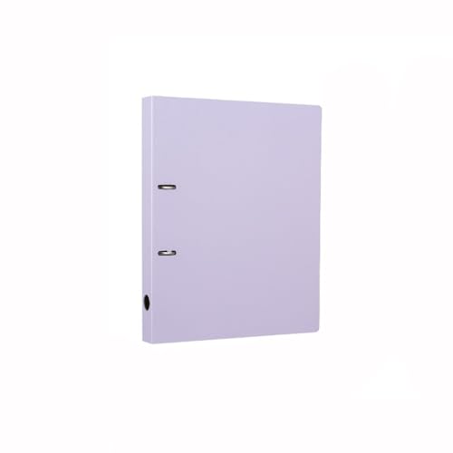 Dokumentenmappe Fächermappe A4 Perforierter Ordner PP Zwei-Loch Loseblatt-Ordner Informationsdatei-Organizer for Schule, Büro Schule Document Organizer(Purple) von Xumh2024-3