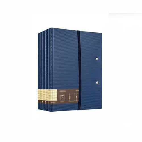 Dokumentenmappe Fächermappe Faltbarer Ordner, A5/A4, multifunktionaler horizontaler Schreibblock, Ordner zur Organisation von Geschäftsinformationen, 5 Stück Schule Document Organizer(Blue) von Xumh2024-3