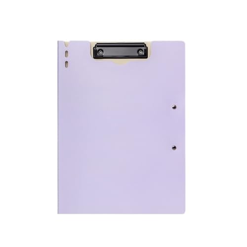 Dokumentenmappe Fächermappe Mehrfarbiger A4-Ordner, multifunktional, mit Doppelclip, Schreibblock, Daten, Verträge, Archive, Veredelung, Bürobedarf Schule Document Organizer(Purple) von Xumh2024-3