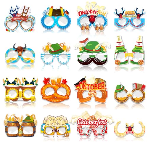 24 Stück Oktoberfest Party Papiergläser Lustige Oktoberfest Photo Booth Requisiten für Kinder Erwachsene Bayerisches Deutsches Bier Festival Party Dekoration 24 Stück Oktoberfest Party Papiergläser Lustige Oktoberfest Photo Booth Requisiten für Kinder Erwachsene Bayerisches Deutsches Bier Festival Party Dekoration von Xunerloy