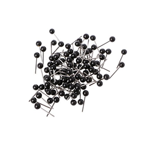 Xuniu 100 Stück Glas Augen Nadelfilz Kit Schwarze Bohnen Puppe Puppe Handwerk 8mm Xuniu 100 Stück Glas Augen Nadelfilz Kit Schwarze Bohnen Puppe Puppe Handwerk 8mm von Xuniu