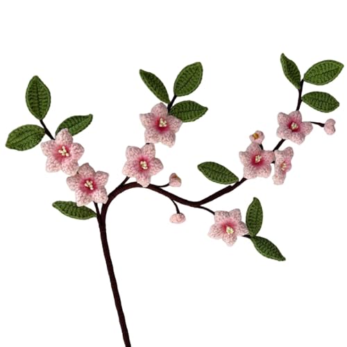 Xuoxeji Häkelblumen, Pfirsichblüten, handgefertigt, künstliche Blumen, fertige Pfirsichblüten, Häkelplüsch, Garn, Pfirsichblüten, Häkelgeschenke für Frauen, Hochzeit, groß Xuoxeji Häkelblumen, Pfirsichblüten, handgefertigt, künstliche Blumen, fertige Pfirsichblüten, Häkelplüsch, Garn, Pfirsichblüten, Häkelgeschenke für Frauen, Hochzeit, groß von Xuoxeji