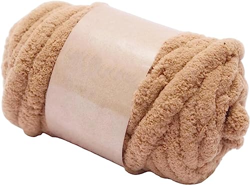 Dickes, dickes Garn, schweres Garn, zum Stricken und Häkeln (250 g) (Khaki) von Xuyuehengqdd