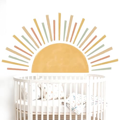 Xvbhaq Sonne Wandsticker, Wandtattoo Boho, Wandaufkleber, Selbstklebend, Wanddeko für Kinderzimmer, Mädchen, jungen, Klassenzimmer, Schlafzimmer, Kindergarten Xvbhaq Sonne Wandsticker, Wandtattoo Boho, Wandaufkleber, Selbstklebend, Wanddeko für Kinderzimmer, Mädchen, jungen, Klassenzimmer, Schlafzimmer, Kindergarten von Xvbhaq