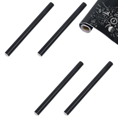 4 Rollen Kreidetafel-Klebepapier – 200 x 45 cm Kreidetafel-Kleberolle | für Zuhause, Küche, Outdoor, Büro, Schule, Klassenzimmer, Wände, Zeichnen, Kunstfarbe 4 Rollen Kreidetafel-Klebepapier – 200 x 45 cm Kreidetafel-Kleberolle | für Zuhause, Küche, Outdoor, Büro, Schule, Klassenzimmer, Wände, Zeichnen, Kunstfarbe von Xvilmaun