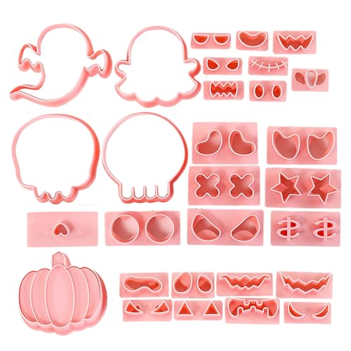 Xvilmaun Halloween-Keksform, Halloween-Briefmarken, Backutensilien, Gadget-Zubehör für Küche, Herbst, Urlaub, Geburtstag, Erntedankfest, Weihnachten, Kinderparty von Xvilmaun