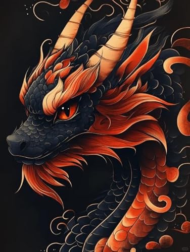 XvvwEndlessx 11CT Gestempelte Kreuzstich-Sets Kreuzstich-Kit Starter Drache Mit Imposanter Kraft Sticken Set Erwachsene AnfäNger 40×50Cm XvvwEndlessx 11CT Gestempelte Kreuzstich-Sets Kreuzstich-Kit Starter Drache Mit Imposanter Kraft Sticken Set Erwachsene AnfäNger 40×50Cm von XvvwEndlessx