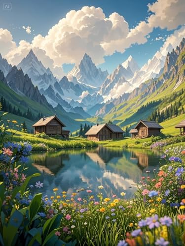 XvvwEndlessx 11CT Gestempelte Kreuzstich-Sets Kreuzstich-Kit Starter Ein Ideales Paradies 1 Sticken Set Erwachsene AnfäNger 40×50Cm XvvwEndlessx 11CT Gestempelte Kreuzstich-Sets Kreuzstich-Kit Starter Ein Ideales Paradies 1 Sticken Set Erwachsene AnfäNger 40×50Cm von XvvwEndlessx