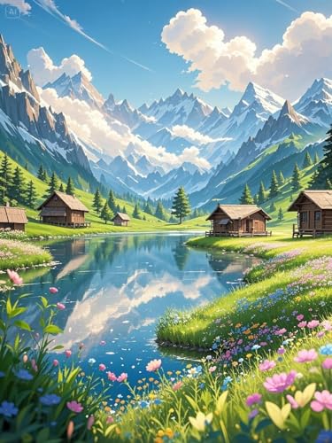 XvvwEndlessx 11CT Gestempelte Kreuzstich-Sets Kreuzstich-Kit Starter Ein Ideales Paradies 4 Sticken Set Erwachsene AnfäNger 40×50Cm XvvwEndlessx 11CT Gestempelte Kreuzstich-Sets Kreuzstich-Kit Starter Ein Ideales Paradies 4 Sticken Set Erwachsene AnfäNger 40×50Cm von XvvwEndlessx