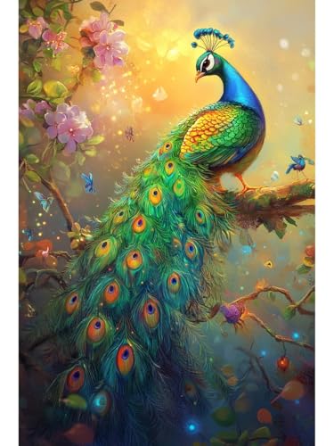 XvvwEndlessx 11CT Gestempelte Kreuzstich-Sets Kreuzstich-Kit Starter Glitzernder Pfau 4 Sticken Set Erwachsene AnfäNger 40×50Cm XvvwEndlessx 11CT Gestempelte Kreuzstich-Sets Kreuzstich-Kit Starter Glitzernder Pfau 4 Sticken Set Erwachsene AnfäNger 40×50Cm von XvvwEndlessx