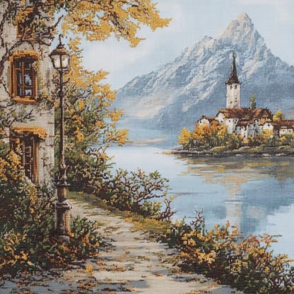 XvvwEndlessx 11CT Gestempelte Kreuzstich-Sets Kreuzstich-Kit Starter Herbstliches Seeufer Sticken Set Erwachsene AnfäNger 40×50Cm XvvwEndlessx 11CT Gestempelte Kreuzstich-Sets Kreuzstich-Kit Starter Herbstliches Seeufer Sticken Set Erwachsene AnfäNger 40×50Cm von XvvwEndlessx