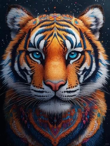 XvvwEndlessx 11CT Gestempelte Kreuzstich-Sets Kreuzstich-Kit Starter Tiger In Leuchtenden Farben Sticken Set Erwachsene AnfäNger 40×50Cm XvvwEndlessx 11CT Gestempelte Kreuzstich-Sets Kreuzstich-Kit Starter Tiger In Leuchtenden Farben Sticken Set Erwachsene AnfäNger 40×50Cm von XvvwEndlessx