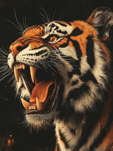 XvvwEndlessx 11CT Gestempelte Kreuzstich-Sets Kreuzstich-Kit Starter Tiger Mit Imposanter Kraft Sticken Set Erwachsene AnfäNger 40×50Cm XvvwEndlessx 11CT Gestempelte Kreuzstich-Sets Kreuzstich-Kit Starter Tiger Mit Imposanter Kraft Sticken Set Erwachsene AnfäNger 40×50Cm von XvvwEndlessx