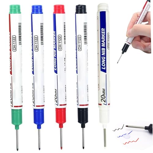 5pcs Marker Stift, 5 Farben 20 mm langer Nib -Marker, wasserdichte Schnell -Trocken -Metall -Markierungsstift, Baumarkierung 5pcs Marker Stift, 5 Farben 20 mm langer Nib -Marker, wasserdichte Schnell -Trocken -Metall -Markierungsstift, Baumarkierung von Xweptuy