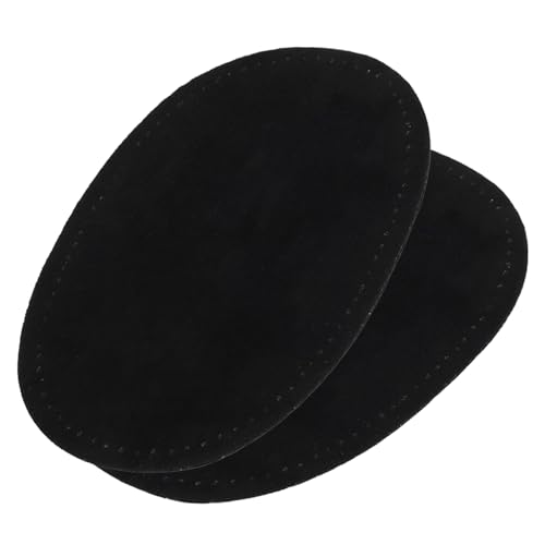 Flecken nähen, 2pcs künstliche Lederknie -Ellbogenflecken, ovale Formnähenflecken, Stoffflecken für Kleiderhosen Hemdnähte Applikationen von Xweptuy