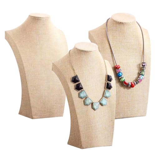 Schmuckständer für Halsketten und Ketten, elegantes Schmuckdisplay zum Verkauf, Vitrinen und Organisieren, 3 Stück Schmuckständer für Halsketten und Ketten, elegantes Schmuckdisplay zum Verkauf, Vitrinen und Organisieren, 3 Stück von Xylanor