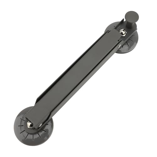 Xyntor Versenkbare Wandmontierkleidung Trockenstange | Starker Saugnapfbecher hält 20 lbs | Faltbares Wäschelregal für Badezimmer/Balkon/Tür | Beschichtetes Kohlenstoffstahl mit Haken (Grey) von Xyntor
