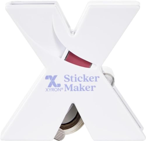 Xyron X150 Aufkleber Maker, für Scrapbooking, Basteln, Karten, Schulprojekte, säurefreier Kleber, tragbar, Lila (XRN150) von Xyron