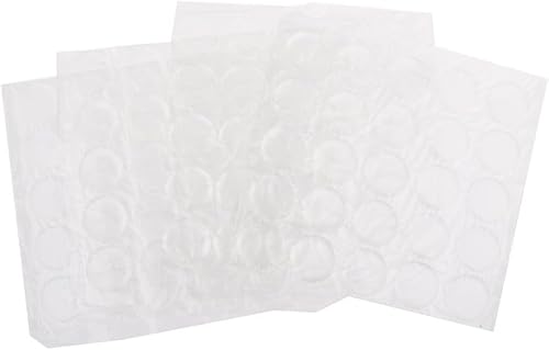 2,5 cm große Kunstharz-Aufkleber zum Basteln, 100 Stück, transparent, rund, Kronkorkenanhänger, Kuppelaufkleber von XzhixiangKing
