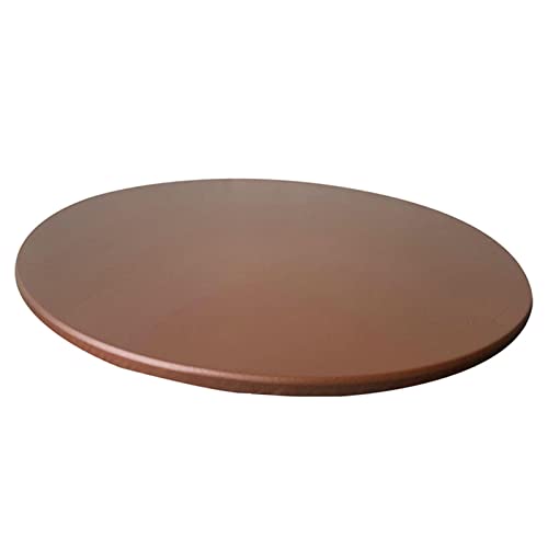 XzhixiangKing Rutschfeste runde Tischdecke, 120 cm, waschbar, Stretch-Tischdecke, wasserdichtes Polyester, für Zuhause, Partys (Kaffee) von XzhixiangKing