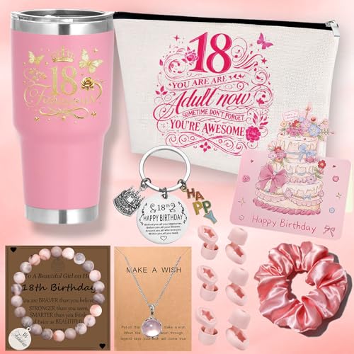 Geschenke Zum 18 Geburtstag MäDchen,Geburtstagsgeschenk 18 Jahre Mädchen,8 Stück Geschenksets für 18.Geburtstag Mädchen,Geschenk für 18 jährige Mädchen,Geschenkset für Tochter, Nichte,Beste Freundin Geschenke Zum 18 Geburtstag MäDchen,Geburtstagsgeschenk 18 Jahre Mädchen,8 Stück Geschenksets für 18.Geburtstag Mädchen,Geschenk für 18 jährige Mädchen,Geschenkset für Tochter, Nichte,Beste Freundin von Xzyden