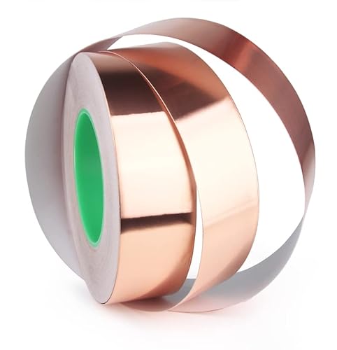 Y-Nut Kupferband 20M x 20mm, Kupferfolienband Copper Foil Tape Abschirmband Kupferfolie Kupferband Selbstklebend Klebeband Schneckenband Schneckenschutz Y-Nut Kupferband 20M x 20mm, Kupferfolienband Copper Foil Tape Abschirmband Kupferfolie Kupferband Selbstklebend Klebeband Schneckenband Schneckenschutz von Y-Nut