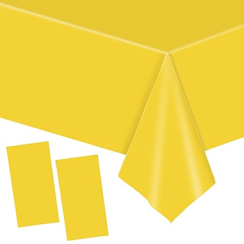 2 Stück Einweg Tischdecke Gelb Papiertischdeck Roll Kunststoff Party Tischdecken,137 * 274cm Papiertischdecken Rolle wasserdichte Tischtuch für Bienen Party,Kindergeburtstag,Hochzeiten,Weihnachten 2 Stück Einweg Tischdecke Gelb Papiertischdeck Roll Kunststoff Party Tischdecken,137 * 274cm Papiertischdecken Rolle wasserdichte Tischtuch für Bienen Party,Kindergeburtstag,Hochzeiten,Weihnachten von YAAVAAW