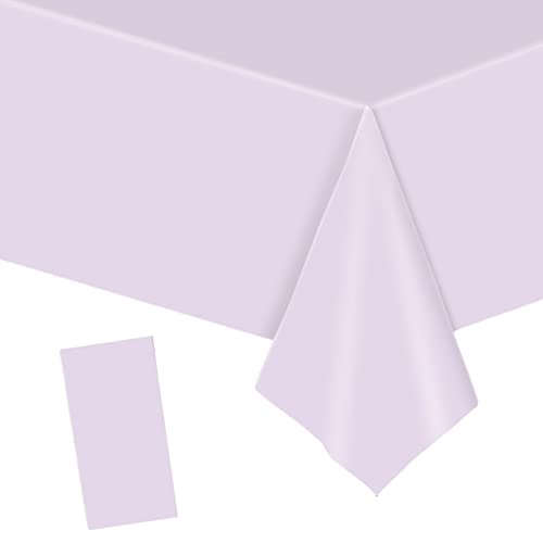 137 x 274 cm, hellviolett, Kunststoff-Tischdecke, lila, Party-Einweg-Tischdecke, Tischdekoration, Baby-Lila, Party für Picknick, Babyparty, Hochzeit, Geburtstag, Weihnachten 137 x 274 cm, hellviolett, Kunststoff-Tischdecke, lila, Party-Einweg-Tischdecke, Tischdekoration, Baby-Lila, Party für Picknick, Babyparty, Hochzeit, Geburtstag, Weihnachten von YAAVAAW