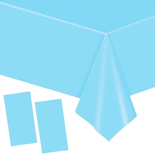 2 Stück Einweg Tischdecke Babyblau Papiertischdeck Roll Kunststoff Party Tischdecken,137*274cm Papiertischdecken Rolle Wasserdichte Tischtuch für Bienen Party,Kindergeburtstag,Hochzeiten,Weihnachten 2 Stück Einweg Tischdecke Babyblau Papiertischdeck Roll Kunststoff Party Tischdecken,137*274cm Papiertischdecken Rolle Wasserdichte Tischtuch für Bienen Party,Kindergeburtstag,Hochzeiten,Weihnachten von YAAVAAW